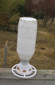 Bird Feeder With Milk Bottle 3D Printer Model