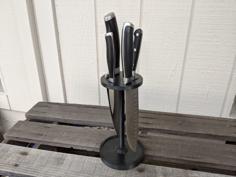 Kitchen Knife Holder 3D Printer Model