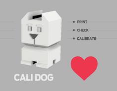 Cali Dog – The Calibration Dog 3D Printer Model