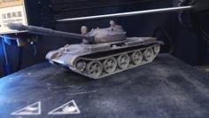 T-62A Russian Medium Tank 3D Printer Model