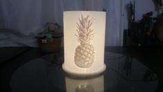 Pineapple Lithophane Lamp 3D Printer Model