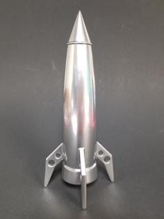 Sci-Fi Dine-In Rocket 3D Printer Model