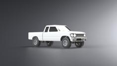 Toyota Hilux Pickup 1991 Ext Cab (1:14) Scale Model 3D Printer Model