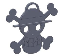 One Piece Flag [Keychain] 3D Printer Model