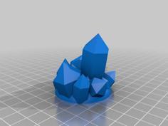 Quartz Crystal 3D Printer Model