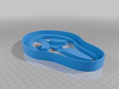 Scream Mask Cookie Cutter 3D Printer Model