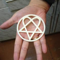 Heartagram / HIM Logo 3D Printer Model