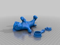 Cat Lying Down-bs3-Remix-Bank 3D Printer Model