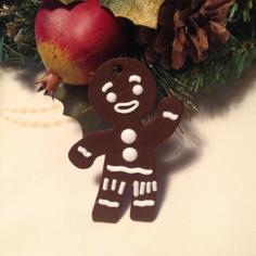 Gingerbread Man From Shrek / Keychain Or Christmas Ornament 3D Printer Model