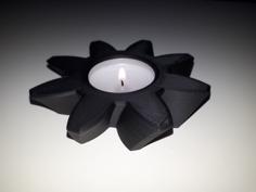 Candle Holder Gear 2 3D Printer Model