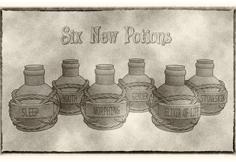 Potion Flasks And Bottles (Pack 3) For Dungeons & Dragons, Pathfinder And Other Fantasy Tabletop Games 3D Printer Model