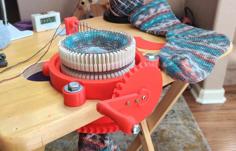 Circular Sock Knitting Machine For My MOM And YOU! 3D Printer Model