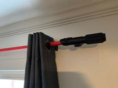 Sith Lightsaber Curtain Rod 3D Printer Model