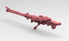 Black Spear Space Bad Elf Heavy Weapon 3D Printer Model