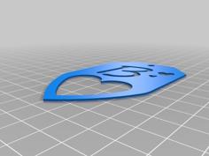 Love Gift Tag W/ Monogram Cutout 3D Printer Model