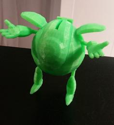 Pilaf Bank, Tirelire Pilaf, Low Poly 3D Printer Model