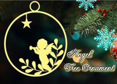 Angel Cherubin Tree Ornament 3D Printer Model