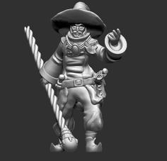 Human Mage For Fantasy Gaming Ver 2.0 3D Printer Model