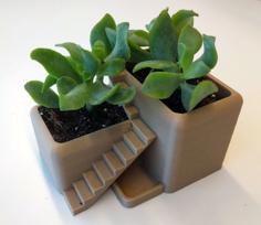 Villa Desk Plant Pot 3D Printer Model