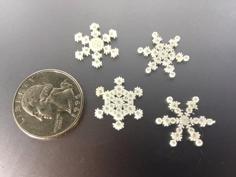 Micro Snowflakes – From The Snowflake Machine 3D Printer Model