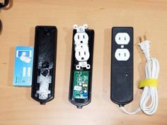 WiFi Controlled Power Strip 3D Printer Model