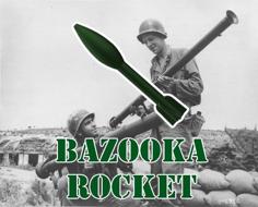 Bazooka Rocket (For Estes Rocket Motors) 3D Printer Model