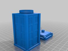 Tardis Bottle 3D Printer Model