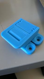 Box Lid Latch With Hole Template 3D Printer Model