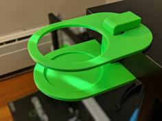 Clamp On Cupholder 3D Printer Model