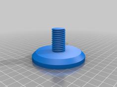 Lack Leveling Foot 3D Printer Model