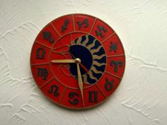 Wall Clock Zodiac Circle 3D Printer Model