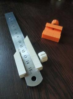 Ruler Stopper 3D Printer Model