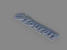 VW Touran Keychain 3D Printer Model