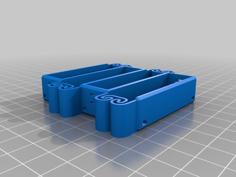 Flexing Battery Holder With Alternating Orientation 3D Printer Model