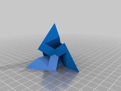 Heptagonal Dodecahedron (type A) (C3-symmetric Form 3) 3D Printer Model