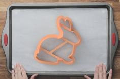 Form For Cookies And Gingerbread Rabbit 3D Printer Model