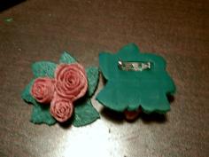 Valentines Day Rose Broach/Pin 3D Printer Model