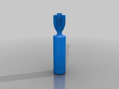 WWII British 2″ Mortar Round 3D Printer Model