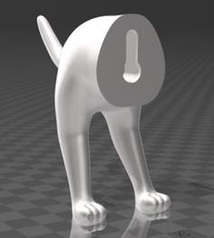 Hanger – Dog Butt – Leash Hook – Dog Leash Holder 3D Printer Model