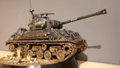 Fury (Sherman Tank, ±1:30 Scale) 3D Printer Model