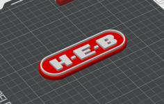 HEB Logo 3D Printer Model