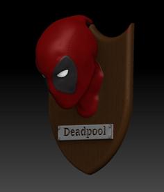 Deadpool Trophy #Deadpool3DP (Includes Separate Parts) 3D Printer Model