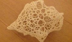 A Complex Polygonal Network Making A Warped Sphere 3D Printer Model