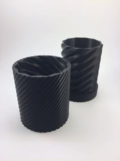 Twist Container 3D Printer Model