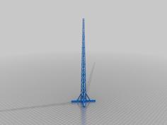 Radio Tower 3D Printer Model