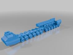 MAZ-7907 12 Axle Truck 3D Printer Model