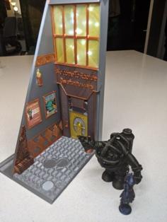 Bioshock Bookshelf Bookend Insert 3D Printer Model