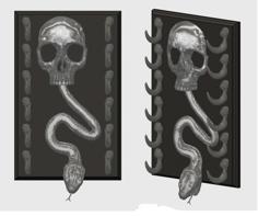 6 Tier Death Eater Wand Holder Versions 1 And 2 And 3! 3D Printer Model