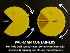 Pac-Man Containers 3D Printer Model