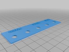 5 Pot Panel For Breadboard 3D Printer Model